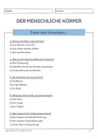 Vorschau - Unterrichtsreihen - Der menschliche Körper - Ein Wunderwerk der Natur - Seite 1