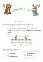 Vorschau - Arbeitsblätter - Arbeitsblatt Englisch - 7/8/9 Question words + have/has - Deckblatt
