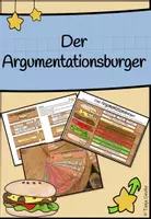 Vorschau - Arbeitsblätter - Der Argumentationsburger - Struktur einer Argumentation - Deckblatt