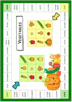 Vorschau - Stationenlernen - Vegetables – Lernspiele zum Üben der Gemüsesorten im Englischunterricht - Seite 2