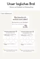 Vorschau - Arbeitsblätter - Vaterunser, Vater Unser - Unser tägliches Brot, Station; DIN-A4 - Deckblatt