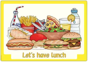 Vorschau - Poster - Bild- und Wortkarten "Let's have lunch" - Seite 2