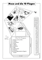 Vorschau - Arbeitsblätter - Mose: Die 10 Plagen, Wissens-Pyramide - Seite 2