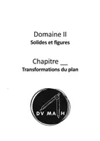 Aperçu - Préparation de séquence / Séquence complète - S2 Belgique - Transformations du plan - Page 1