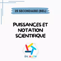 Aperçu - Préparation de séquence / Séquence complète - S2 Belgique - Puissances et notation scientifique - Page de couverture