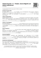 Vorschau - Arbeitsblätter - Global Goal 16: Frieden leben (kleines Materialpaket) - Seite 1