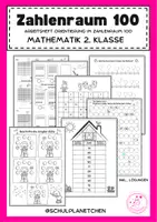 Vorschau - Arbeitsblätter - Orientierung im Zahlenraum 100 - Arbeitsheft 2. Klasse - Deckblatt