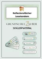 Vorschau - Mal- und Bastelvorlagen - Materialpaket: Lesetandem - Seite 1