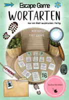 Vorschau - Spiele - Wortarten Escape-Game - Deckblatt