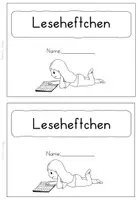 Vorschau - Arbeitsblätter - Leseheft Silben - Seite 1