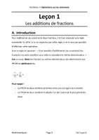 Aperçu - Préparation de séquence / Séquence complète - S2 Belgique - Opérations sur les rationnels - Page 3