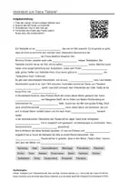 Vorschau - Arbeitsblätter - Arbeitsblätter zum Thema "Teddybär" (Lückentext, Hörverstehen) + Lösung & MP3 - Deckblatt