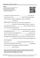 Vorschau - Arbeitsblätter - Arbeitsblätter zum Thema "Tempel" + Lösung & MP3 + - Deckblatt