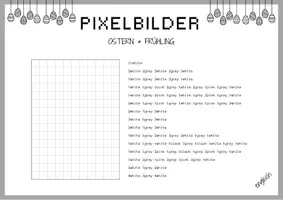 Vorschau - Arbeitsblätter - Pixelbilder dekodieren - Ostern - Osterhase - Informatik - Rätsel - Seite 2