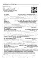 Vorschau - Arbeitsblätter - Lernplakat + Arbeitsblätter zum Thema "Tiger" + Lösung & MP3 + Infografik - Seite 1