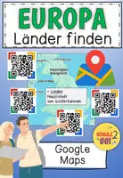 Vorschau - Fördermaterial/Inklusion - EUROPA / Länder finden in Google Maps - Deckblatt