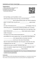 Vorschau - Arbeitsblätter - Arbeitsblätter zum Thema "Tower Bridge" (Lückentext, Hörverstehen) + Lösung & MP3 - Deckblatt