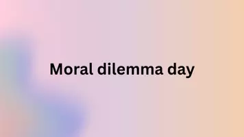 Vorschau - Anderer Materialtyp - Moral dilemma day: Starter ENG Ab JG 9 - Deckblatt