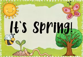 Vorschau - Fördermaterial/Inklusion - Spring/Frühling - Englisch - 18 Bildkarten/Flashcards - Seite 1