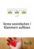 Vorschau - Arbeitsblätter - Terme vereinfachen / Klammern auflösen - Deckblatt