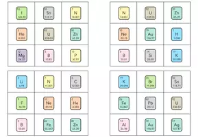 Vorschau - Spiele - Chemische Elemente - Bingo - Seite 3