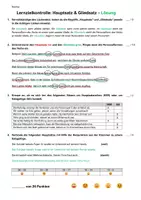 Vorschau - Arbeitsblätter - Lernzielkontrolle - Hauptsatz und Gliedsatz - Seite 2