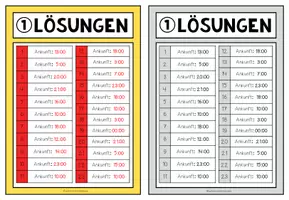 Vorschau - Stationenlernen - ZEIT (Ankunftszeiten bestimmen) – 3 Mathe-Brettspiele - Seite 3