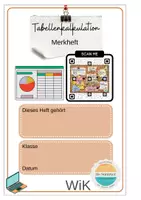 Vorschau - Spiele - WiK/Info - Excel Grundlagen, Merkheft, digitale Pinnwand, Stationskarten - Seite 1