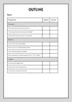 Vorschau - Merkblätter - Outline Checklist - Deckblatt