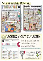 Vorschau - Arbeitsblätter - FREUNDSCHAFT 👫 – Materialpaket für die Grundschule / Freunde - Seite 2