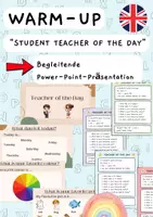 Vorschau - Arbeitsblätter - Materialpaket: Warm-Up "Teacher of the Day" - perfekter Einstieg für den Englischunterricht - Seite 1
