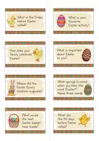 anteprima - Flashcard - Easter Speaking Cards; Carte di conversazione (Inglese) - Pagina 2