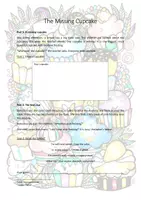 Vorschau - Arbeitsblätter - "The Missing Cupcake" (Revision More 1, Units 5 - 7) - Deckblatt
