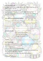 Vorschau - Arbeitsblätter - "The Missing Cupcake" (Revision More 1, Units 5 - 7) - Seite 1