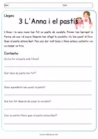 Vista previa - Hojas de trabajo - 30 COMPRENSIONS LECTORES PER A 2N DE PRIMÀRIA AMB PROGRESSIÓ DE NIVELL 1 - página 3