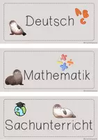 Vorschau - Bildkarten - Fächer-Karten für deine Robben-Klasse - Seite 2