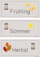 Vorschau - Bildkarten - Kalender-Karten für deine Erdmännchen-Klasse - Seite 2