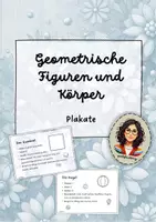 Vorschau - Poster - Plakate I Geometrische Figuren und Körper - Deckblatt