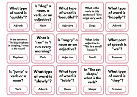 Vista previa - Juegos / Gamificación - ENGLISH GRAMMAR TRIVIAL GAME (180 CARDS) - página 2