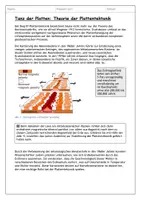 Vorschau - Arbeitsblätter - Arbeitsblatt: Tanz der Platten - Grundlagen Plattentektonik - Seite 1