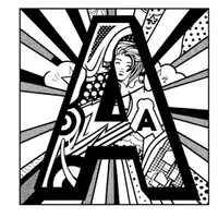Aperçu - Matériel pour travaux manuels / dessin - ABC Pop Art - Coloriages (26 modèles à colorier) - Page 1