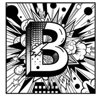 Aperçu - Matériel pour travaux manuels / dessin - ABC Pop Art - Coloriages (26 modèles à colorier) - Page 2