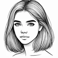 Aperçu - Matériel pour travaux manuels / dessin - Portraits - Coloriages (50 modèles à colorier) - Page 1