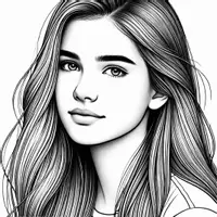 Aperçu - Matériel pour travaux manuels / dessin - Portraits - Coloriages (50 modèles à colorier) - Page 3