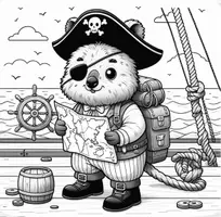 Aperçu - Matériel pour travaux manuels / dessin - Quokka - Coloriages (60 modèles à colorier) - Page 3