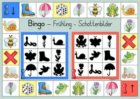 Vorschau - Spiele - Bingo - Frühlingshafte Schattenbilder - Seite 1