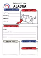 Vorschau - Arbeitsblätter - US States | USA | Steckbriefe | fact sheets - Seite 2