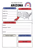 Vorschau - Arbeitsblätter - US States | USA | Steckbriefe | fact sheets - Seite 3