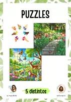 Vista previa - Juegos / Gamificación - Puzzles PRIMAVERA - página 1
