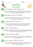 Vorschau - Arbeitsblätter - Spürhunde Arbeitsblatt 7. & 8. Klasse Arbeitshunde AB mit Lösungen - Seite 2